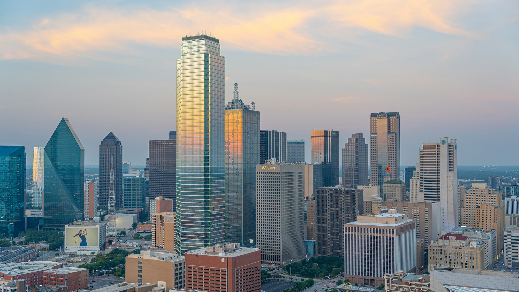 Dallas skyline and modern business district